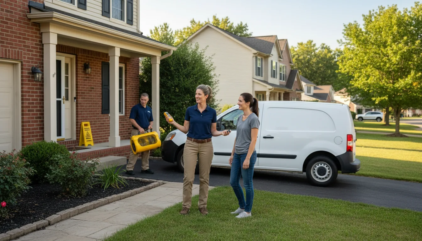 Water restoration image for Dehumidification And Cleanup Services in Raven, VA